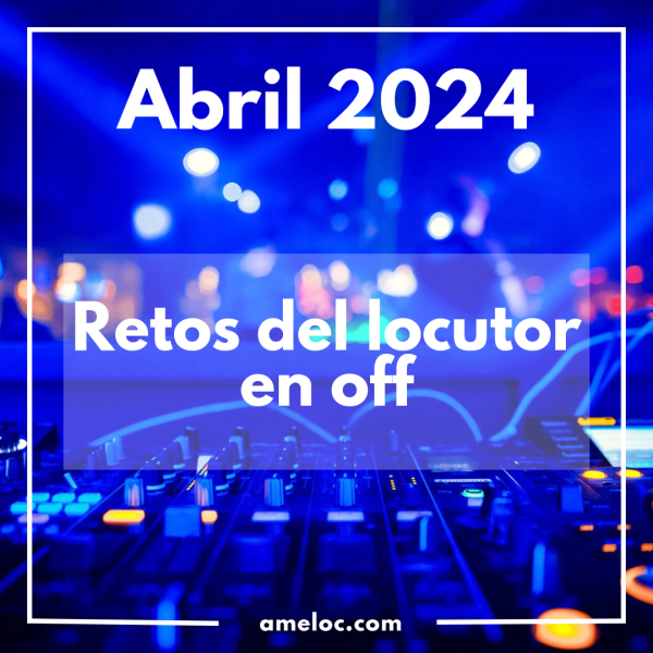 Voz en off para televisión en vivo